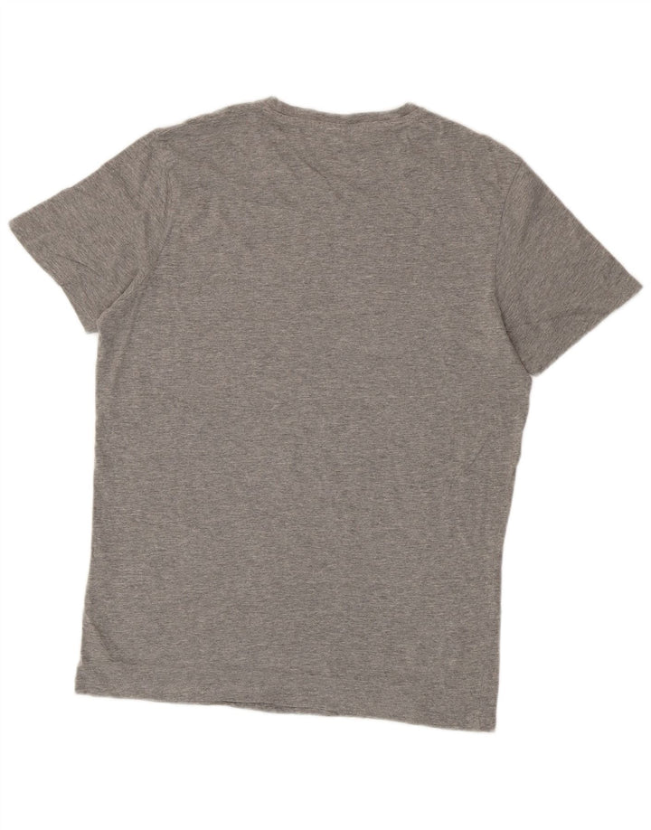 Męski T-shirt Jack & Jones Core Graphic Top, średnioszary, bawełniany
