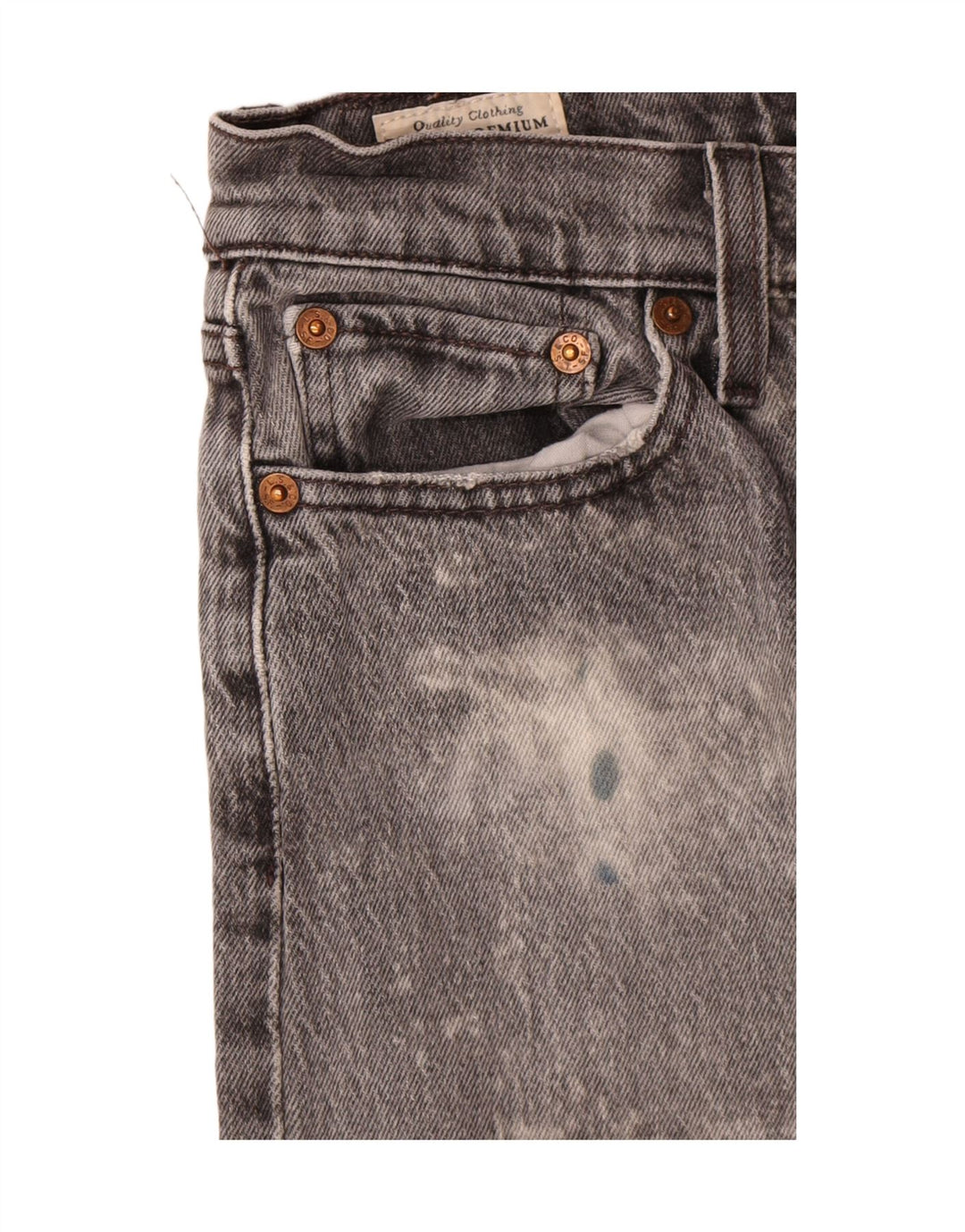 Damskie jeansy Levi's Wedgie Straight W26 L26 Szara bawełna