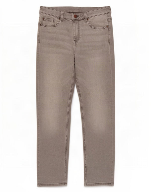 Marks & Spencer Damskie The Sienna Straight Jeans UK 12 Medium W30 L27 Szare