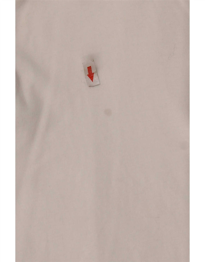 US Polo Assn. Koszula męska, średnia, biała, bawełniana