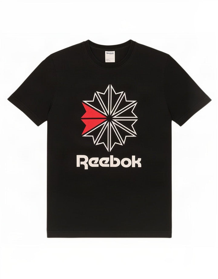 Męska koszulka z grafiką Reebok Top Medium Black