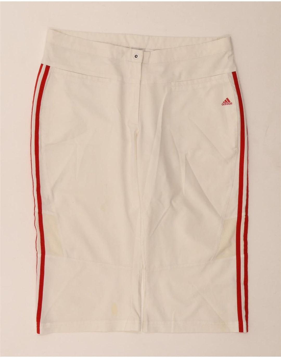 Adidas Damskie Bermudy Spodenki UK 18 XL W36 Białe