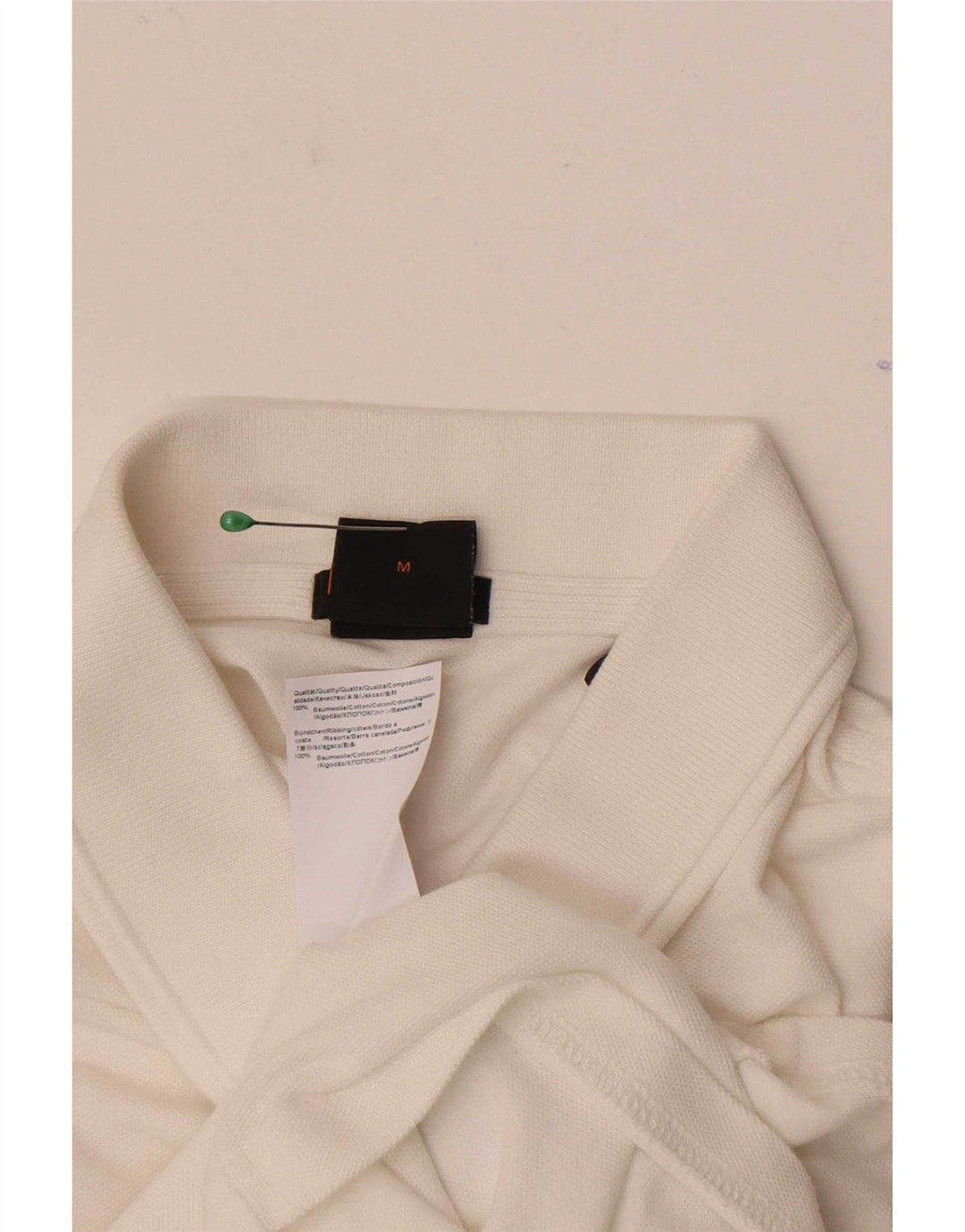 Męska koszulka polo Slim Fit Hugo Boss, średnia biała bawełna