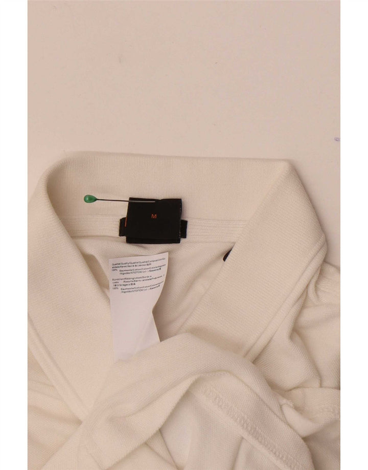 Męska koszulka polo Slim Fit Hugo Boss, średnia biała bawełna