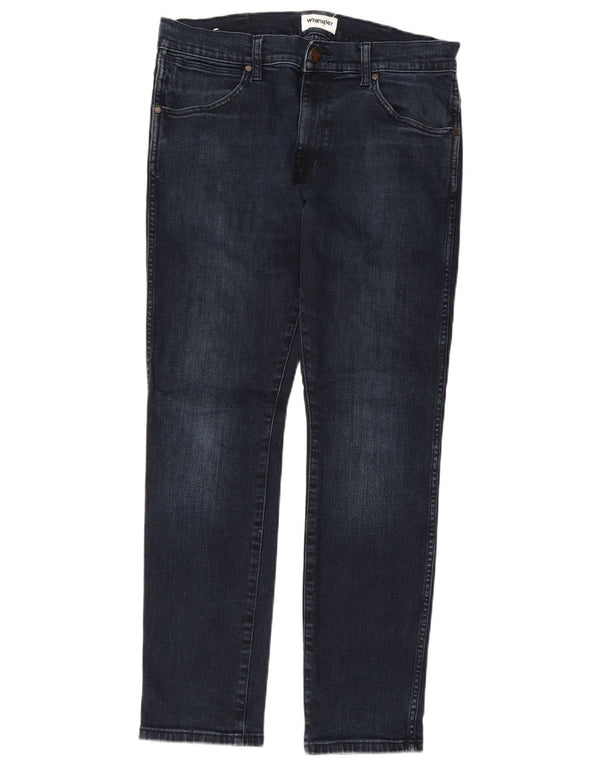 WRANGLER Męskie jeansy Larston Slim W32 L32 Niebieskie bawełniane