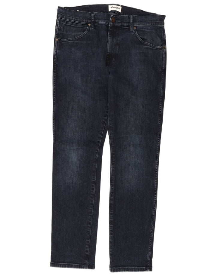 WRANGLER Męskie jeansy Larston Slim W32 L32 Niebieskie bawełniane