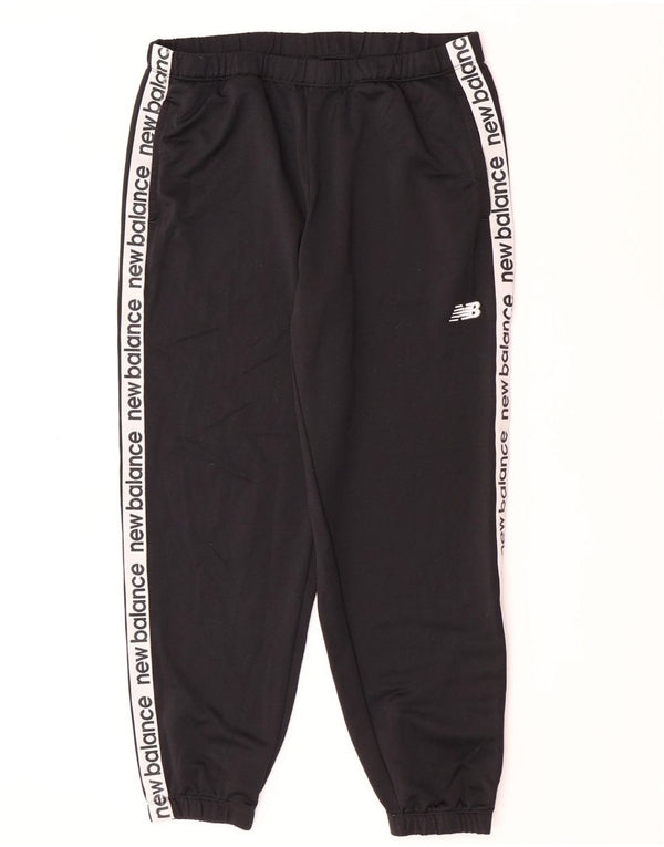 Damskie spodnie dresowe New Balance Graphic Joggers UK 12 Medium Black