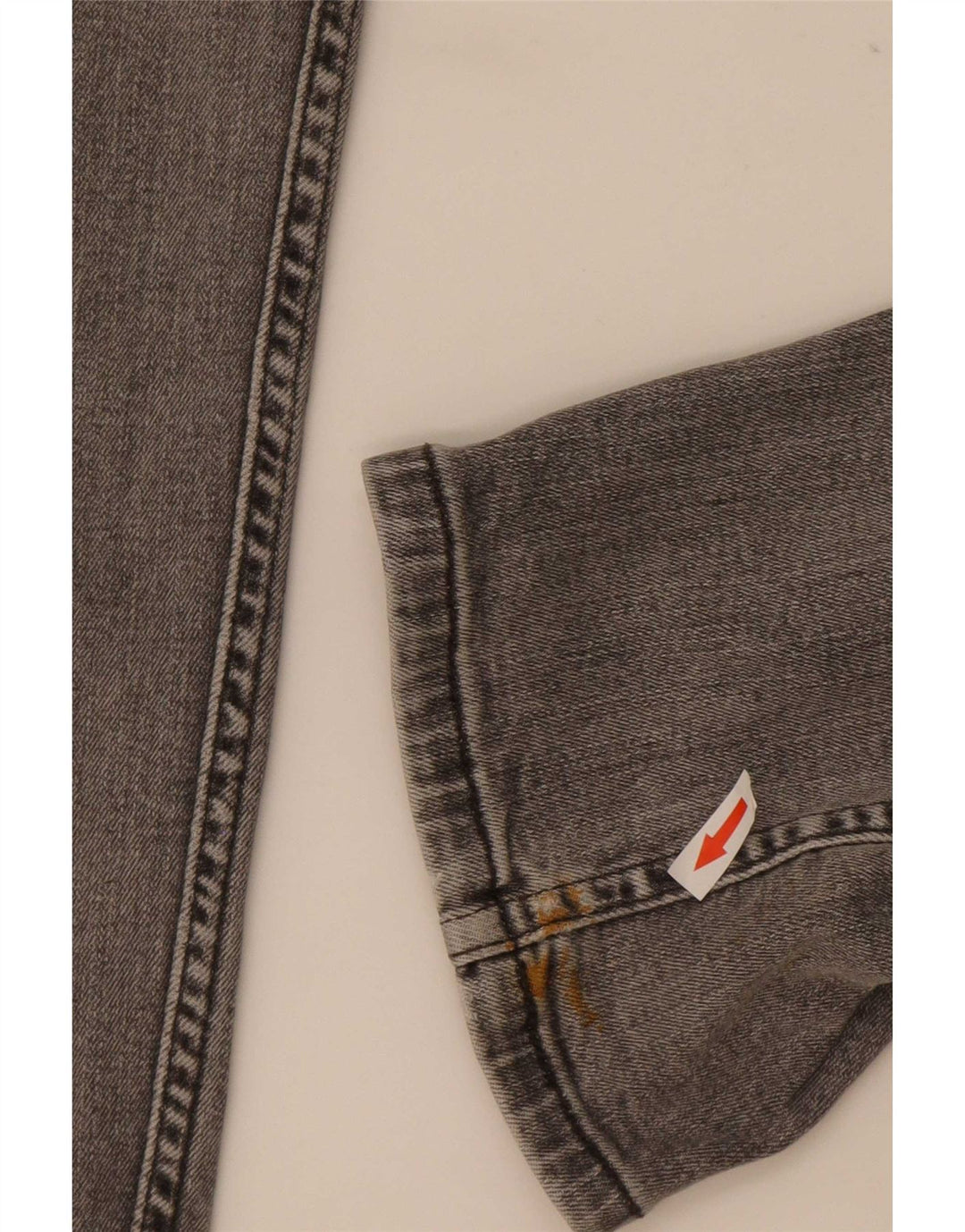Męskie jeansy Levi's 511 Slim W33 L32 Szara bawełna