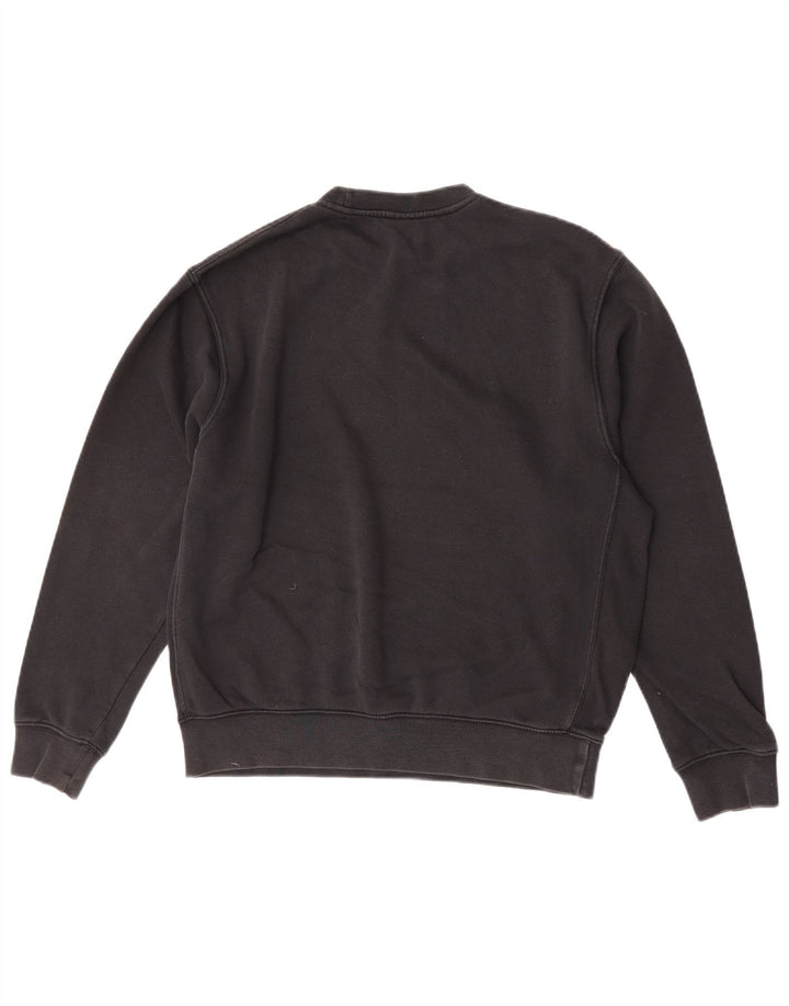 Męski sweter z grafiką Nike, mały, czarny, bawełniany
