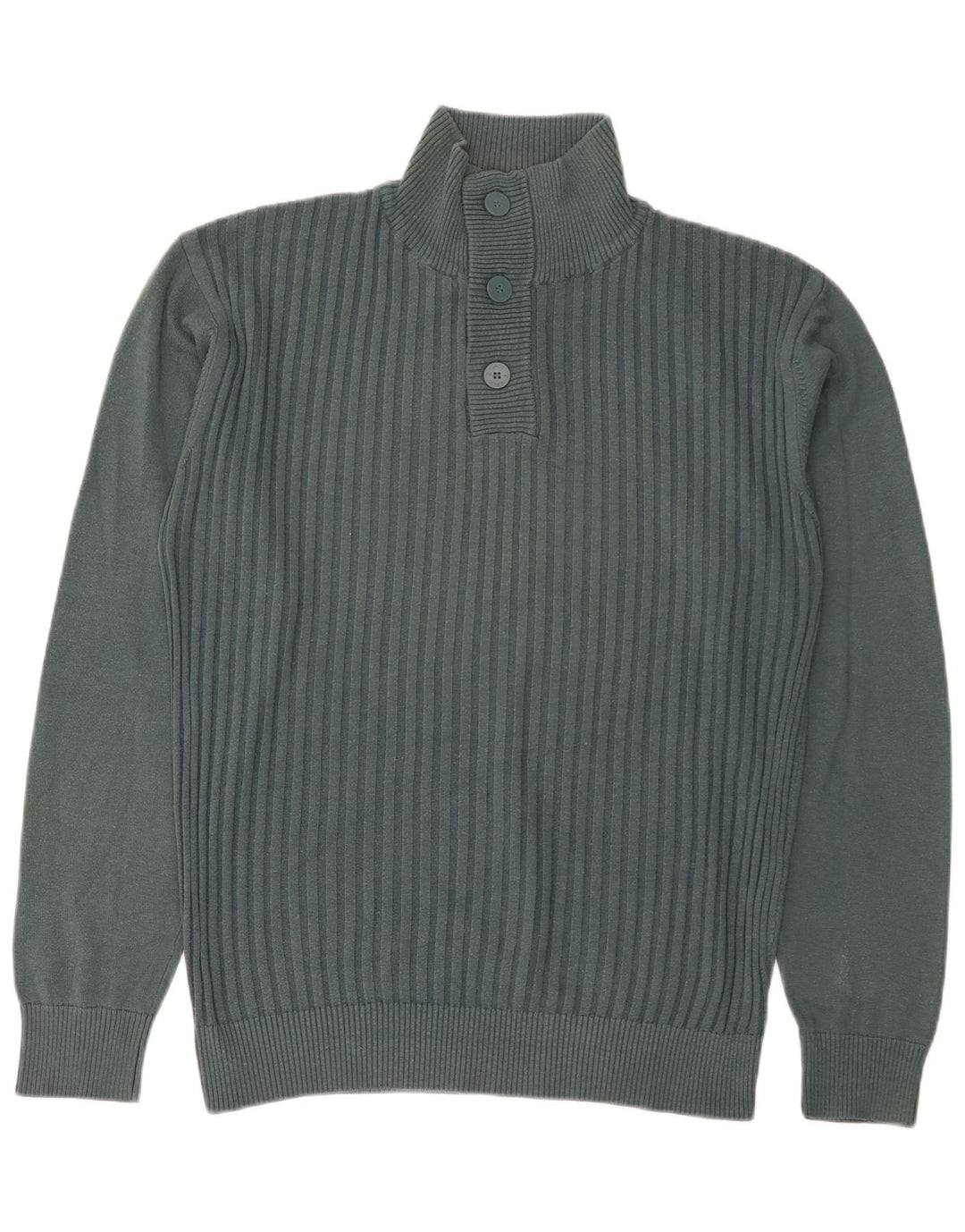 Męski sweter zapinany na guziki Jack & Jones XL, zielony, bawełniany