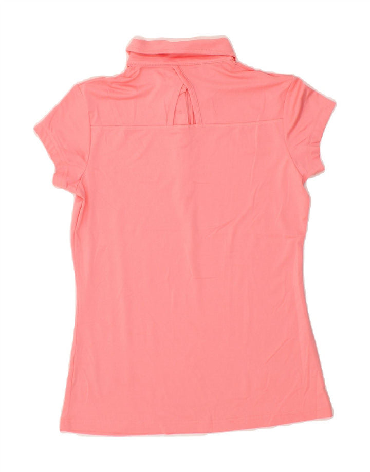 COLUMBIA Womens Polo Shirt UK 6 XS Pink Polyester Vintage Columbia and Second-Hand Columbia from Messina Hembry 