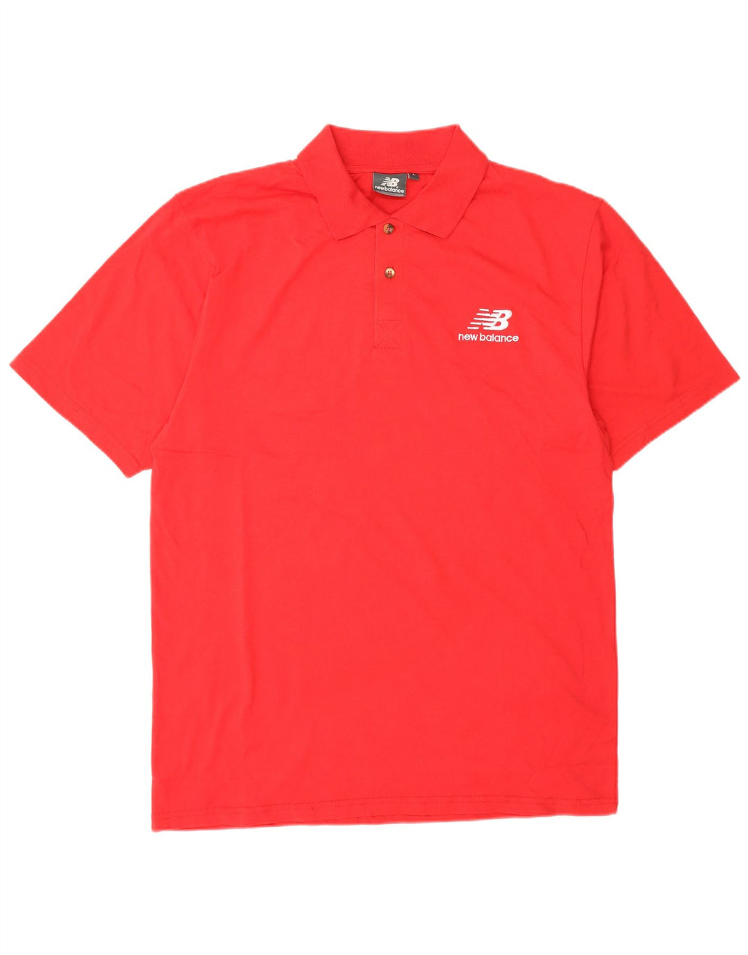 Męska koszulka polo New Balance, duża, czerwona, bawełniana