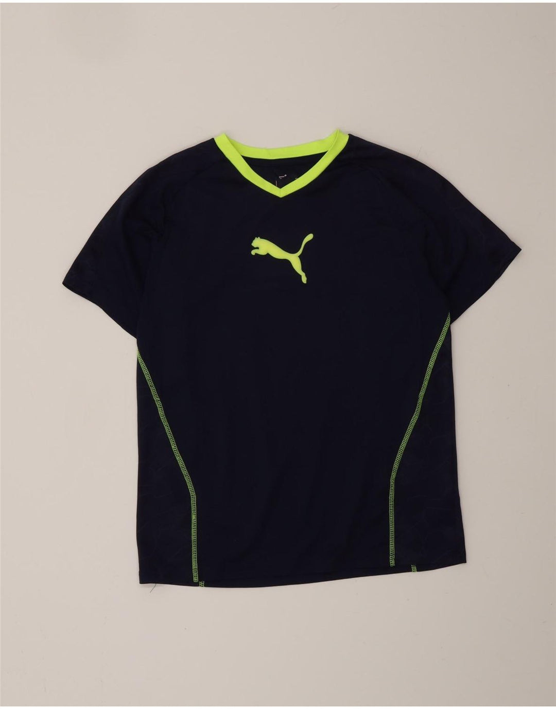 Damska koszulka z grafiką PUMA Top, średni granatowy poliester
