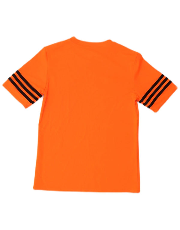 Adidas Chłopięcy T-shirt z grafiką Top 11-12 lat, duży, pomarańczowy sportowy