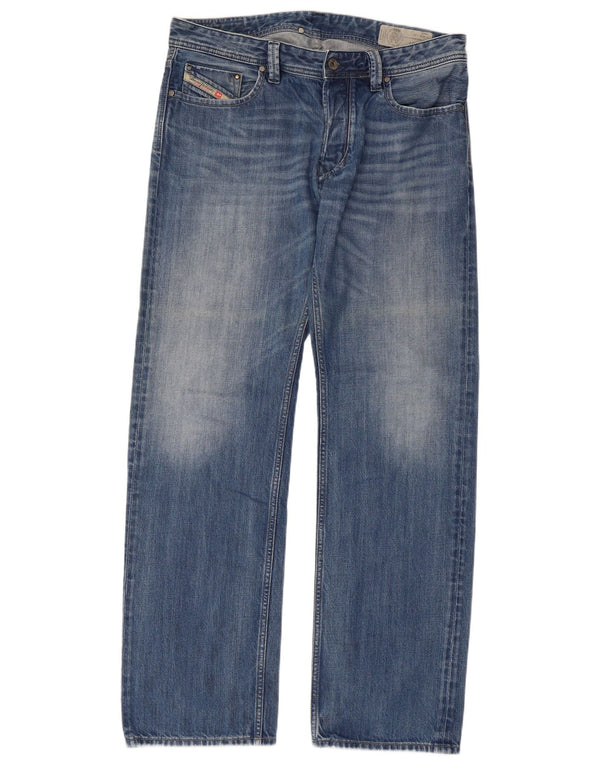 DIESEL Męskie jeansy Larkee o regularnym kroju W34 L32 Niebieska bawełna