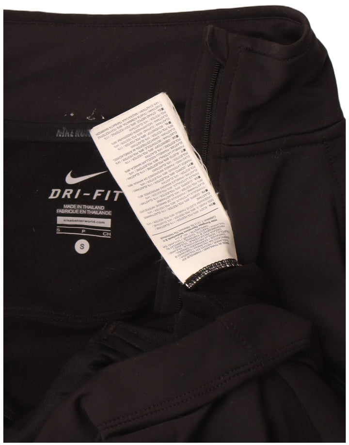 Damska kurtka dresowa Nike Dri Fit UK 10, mała, czarna, poliestrowa