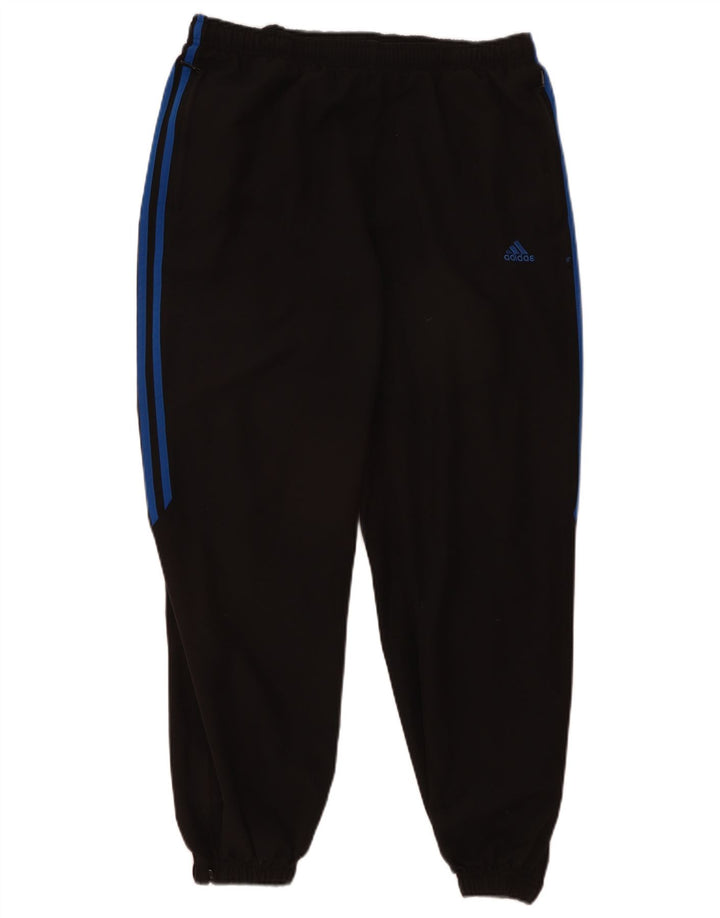 Adidas Męskie spodnie dresowe Joggery, duże, czarne, poliestrowe