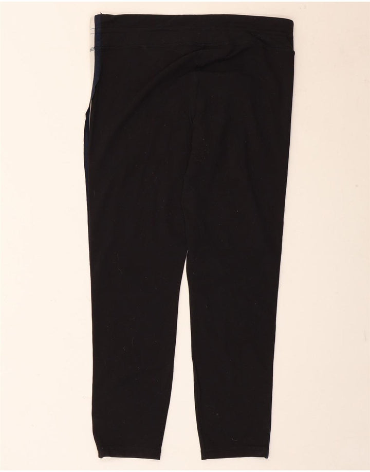 Damskie spodnie dresowe J. Crew UK 16, duże, czarne, nylonowe