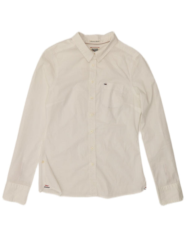Koszula damska TOMMY HILFIGER UK 10 mała biała