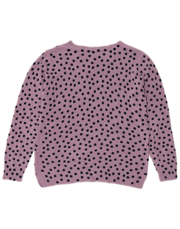 Damski sweter Marks & Spencer z dekoltem w łódkę, UK 12, średni fiolet