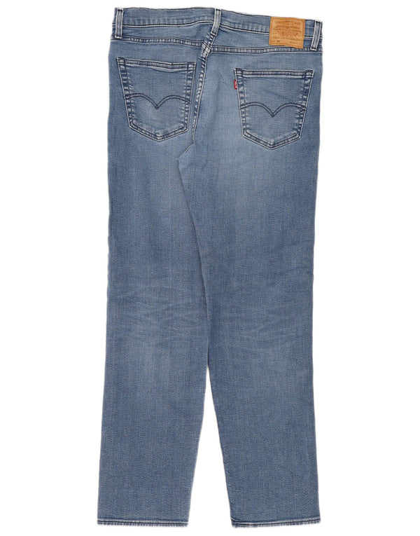 Męskie jeansy Levi's 502 zwężane W34 L34 niebieska bawełna