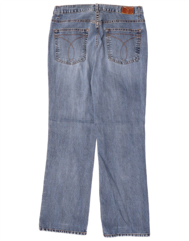 Damskie proste dżinsy Calvin Klein W32 L29 Niebieskie bawełniane
