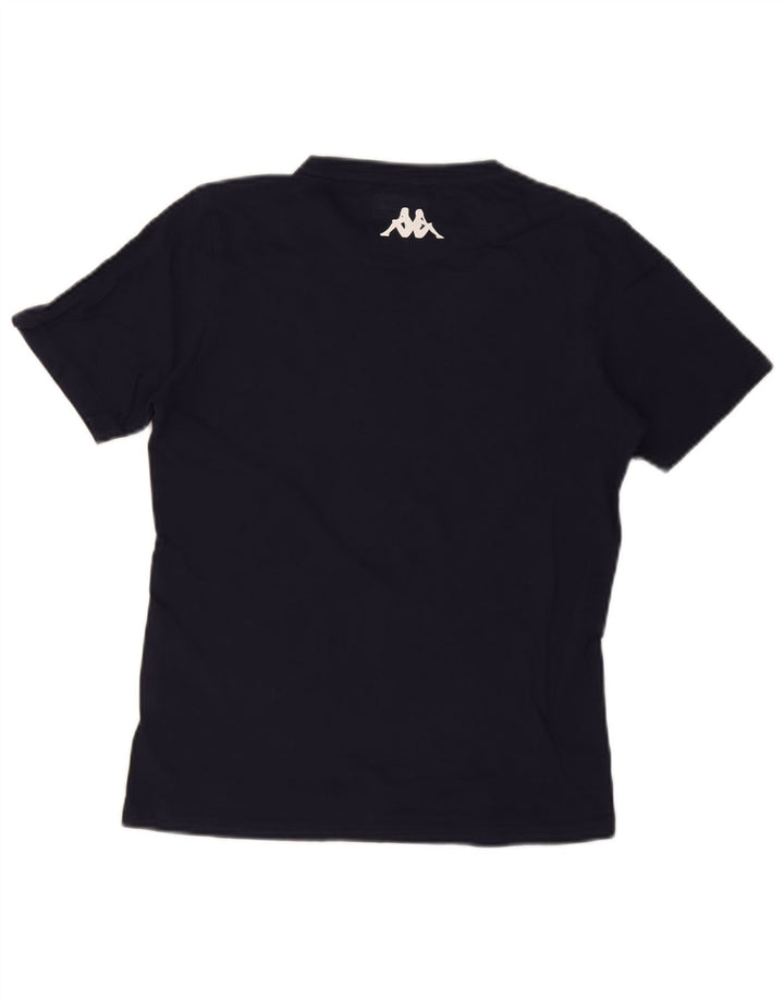 Chłopięcy T-shirt z grafiką Kappa 11-12 lat, granatowy