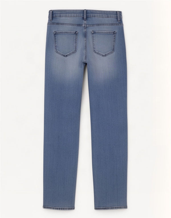 Marks & Spencer Damskie jeansy proste o regularnym kroju UK 14, duże, W30 L30, niebieskie