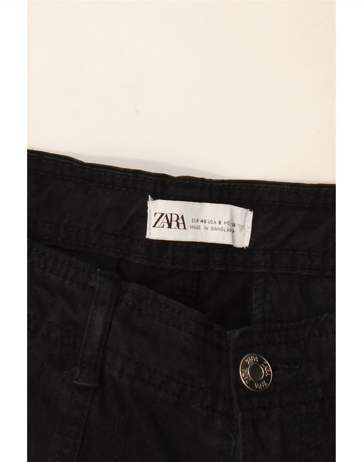 Damskie spodnie cargo ZARA EU 40 Medium W30 L31 czarne