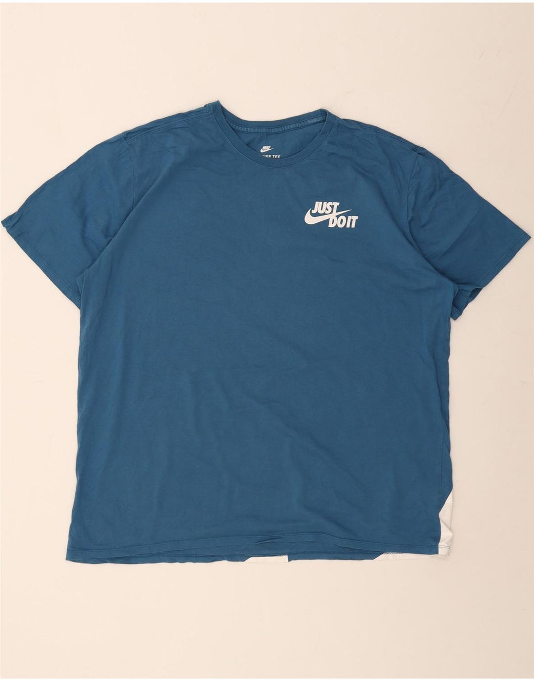 Męski T-shirt NIKE o sportowym kroju z grafiką, 2XL, niebieski