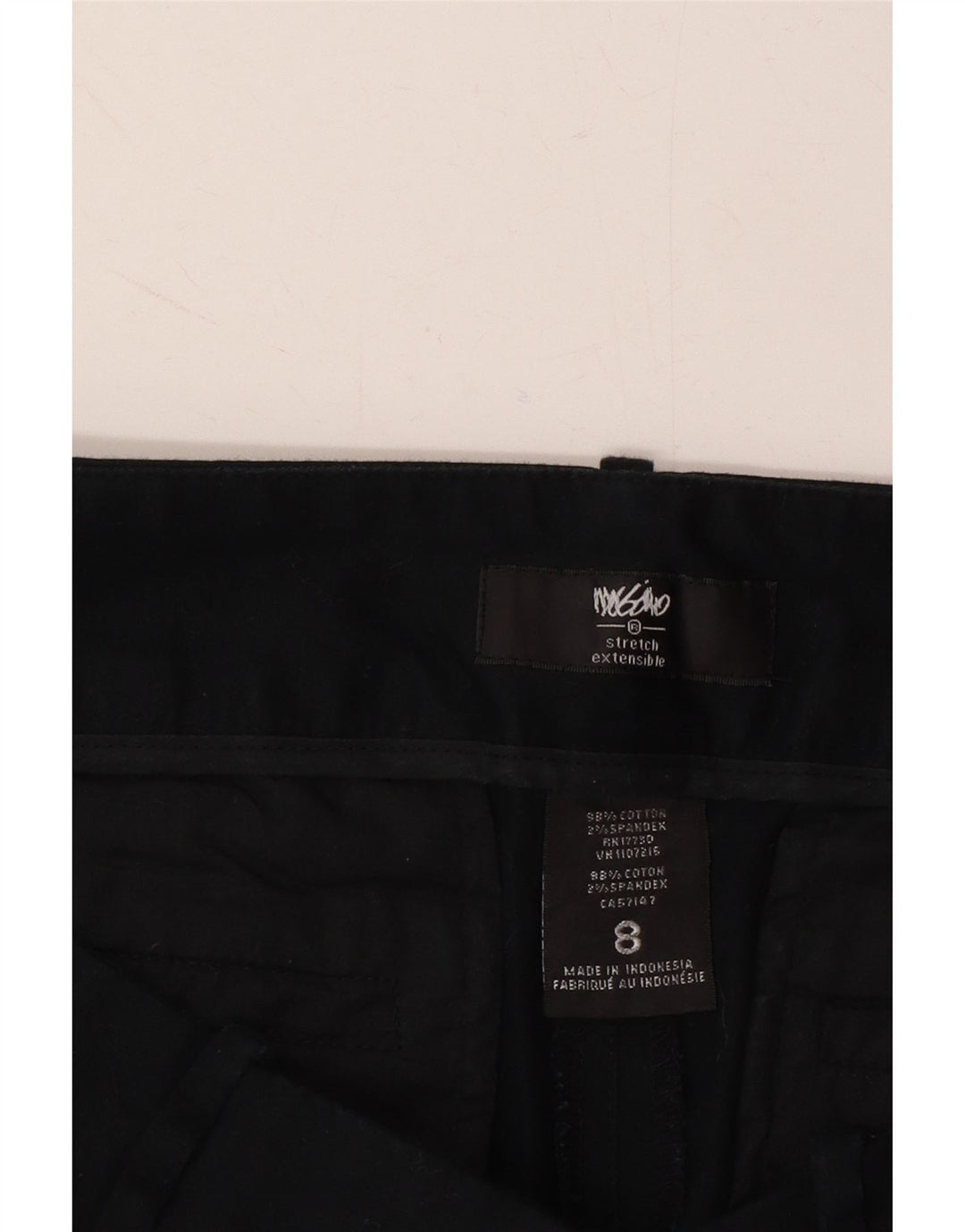 MOSSIMO Womens Chino Shorts US 8 Medium W30  Black Cotton Vintage Mossimo and Second-Hand Mossimo from Messina Hembry 