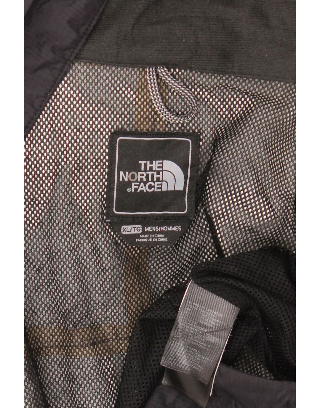 Męska kurtka przeciwdeszczowa z kapturem THE NORTH FACE UK 42 XL, czarny nylon