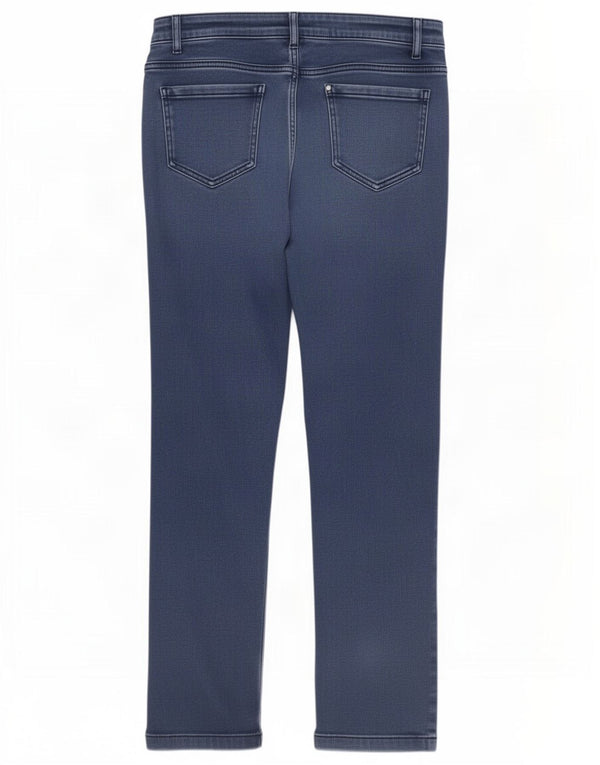 Marks & Spencer Damskie proste dżinsy UK 12 Medium W30 L29 Granatowa bawełna