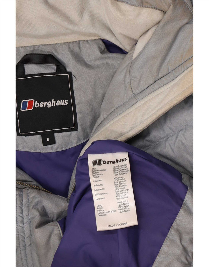 Damska ocieplana kurtka Berghaus UK 8, mała, szary poliester