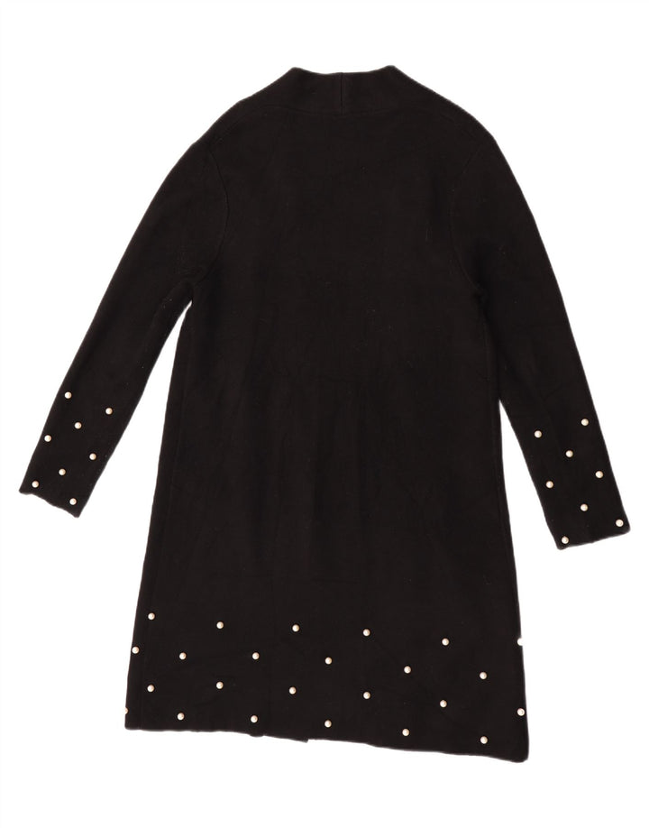 Sweter damski Zara Longline Open Cardigan UK 10 Small Black