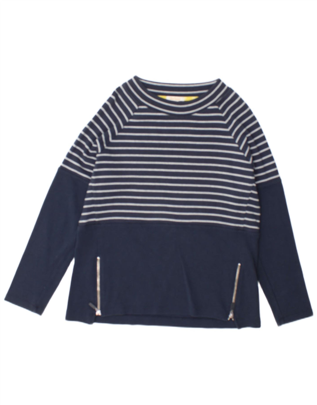Damski top Barbour z długim rękawem, UK 12, średni granatowy, bawełniany w paski