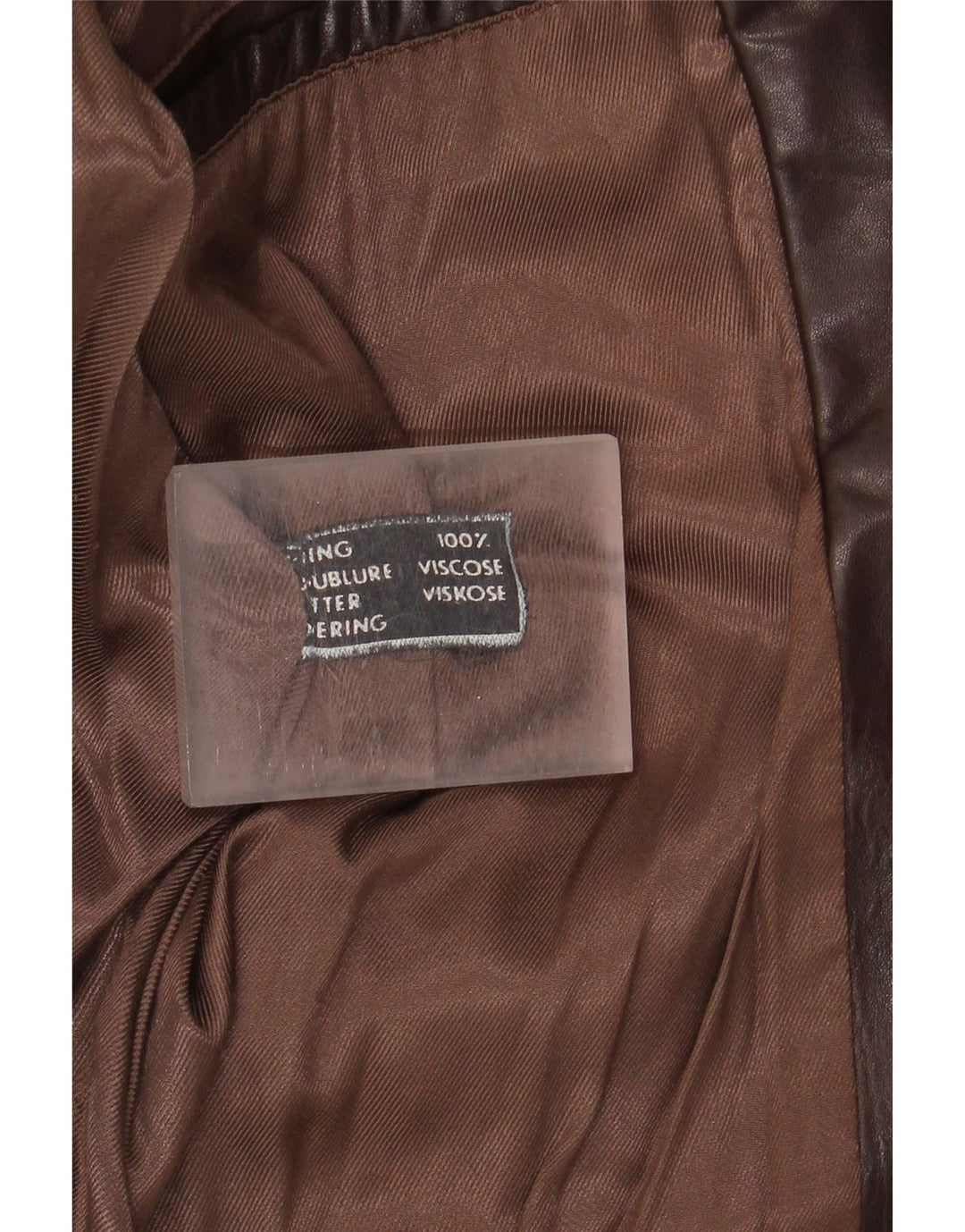 Vintage męska kurtka skórzana UK 36 Small Brown