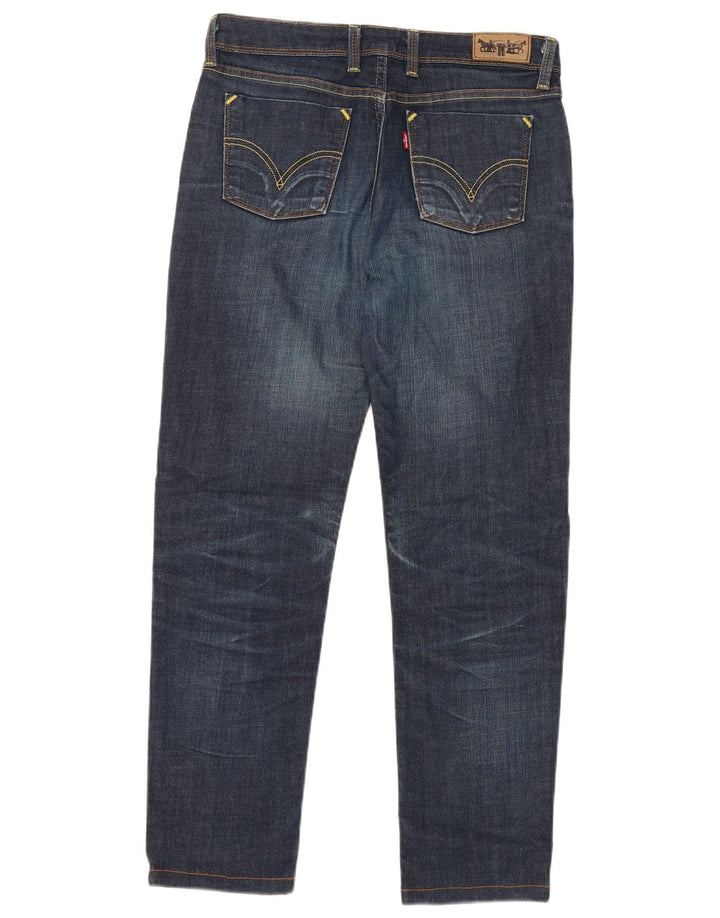 Damskie jeansy Levi's Slim W30 L27 Granatowa bawełna