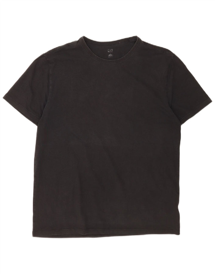 Męski t-shirt Gap, duży, czarny, bawełniany