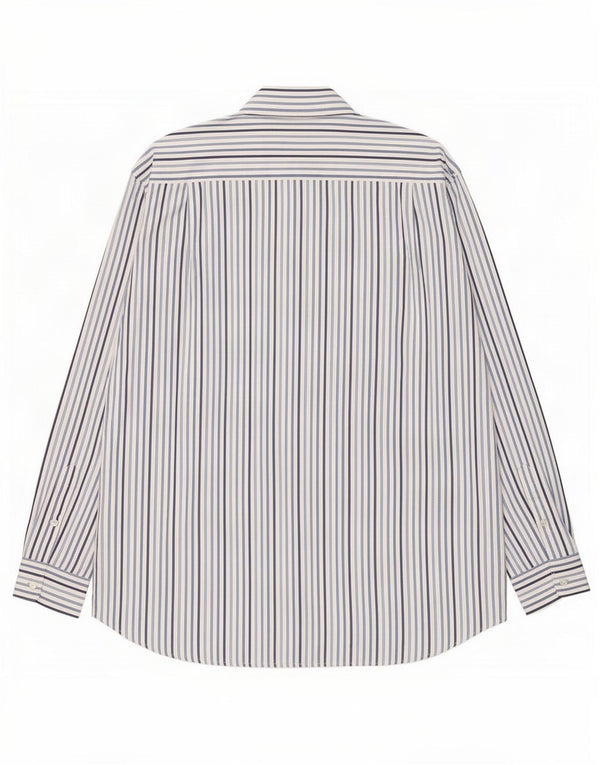 Paul & Shark Mens Shirt Size 42 Large Blue Striped