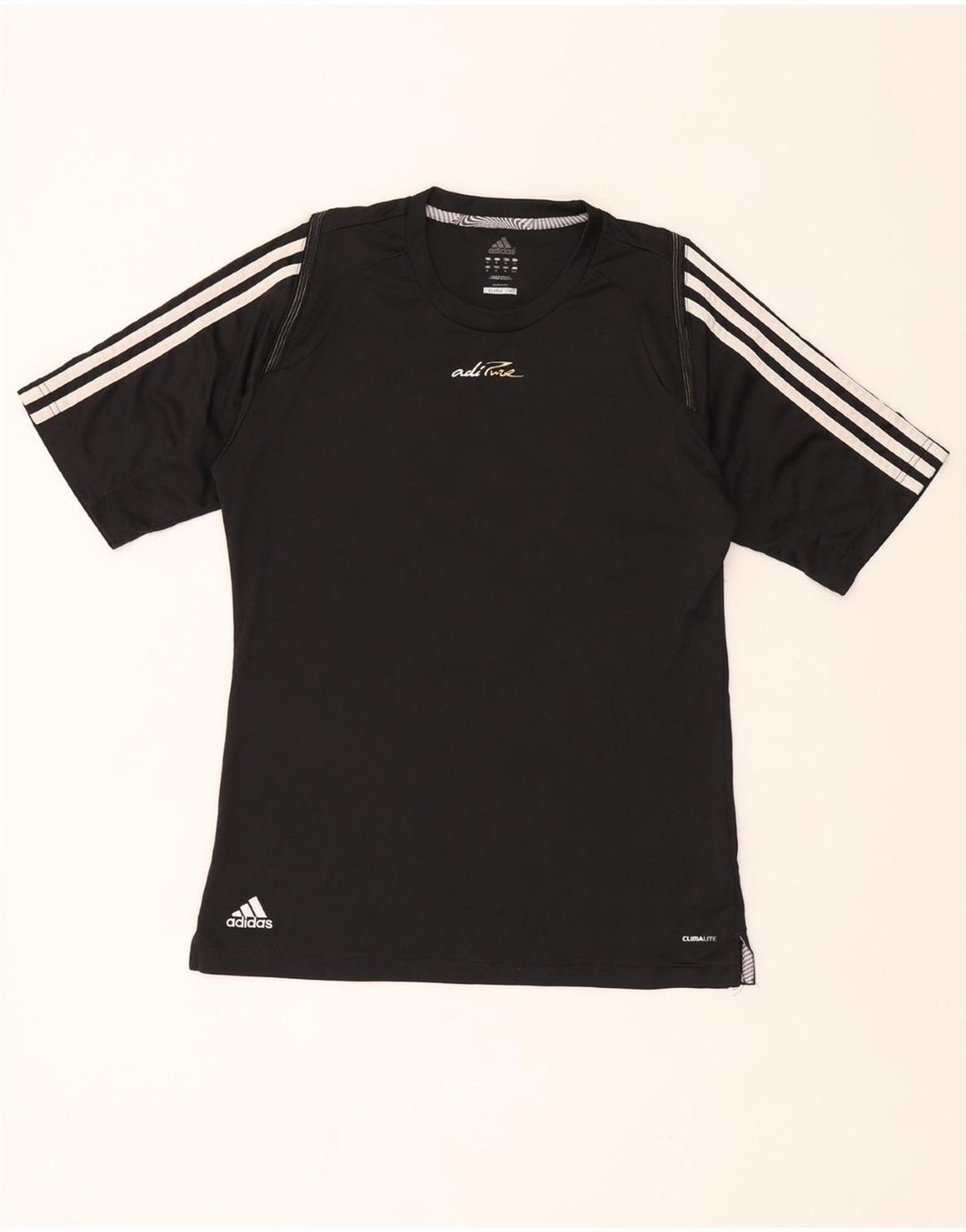 Męska koszulka Adidas Climalite Top, średni czarny poliester