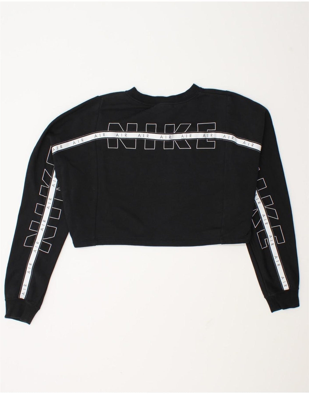 Damska bluza dresowa Nike Oversized Crop Graphic UK 14, średnia czarna