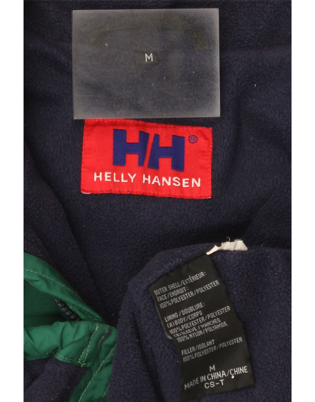 Męska kurtka wiatrówka Helly Hansen o luźnym kroju UK 38, średni zielony poliester