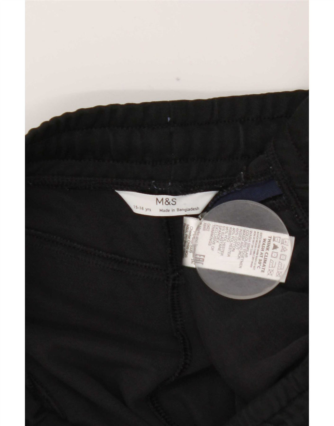 Marks & Spencer Chłopięce spodnie dresowe Joggery 15-16 lat Czarne