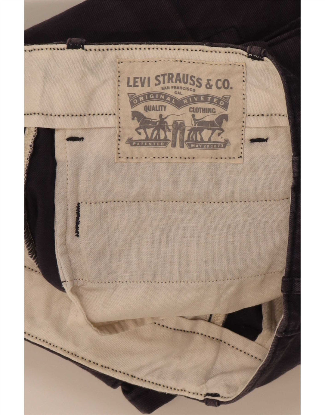 Męskie spodenki cargo Levi's W32 Średni granatowy, bawełniany
