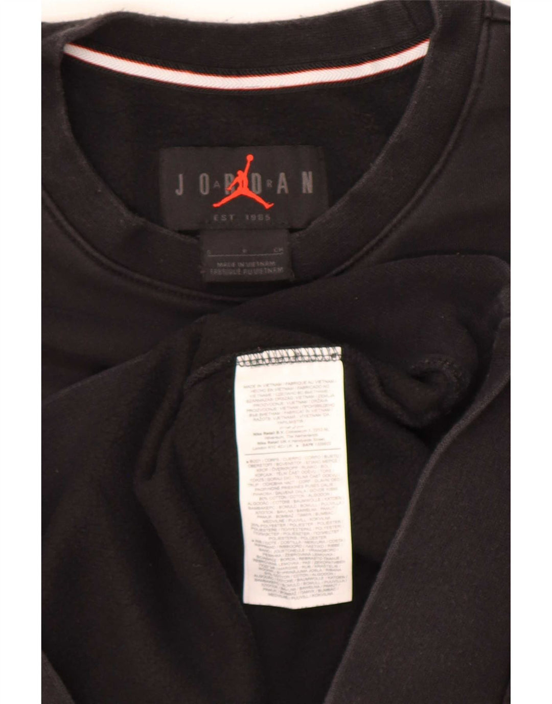 Męska bluza Jordan Jordan, mała, czarna, bawełniana
