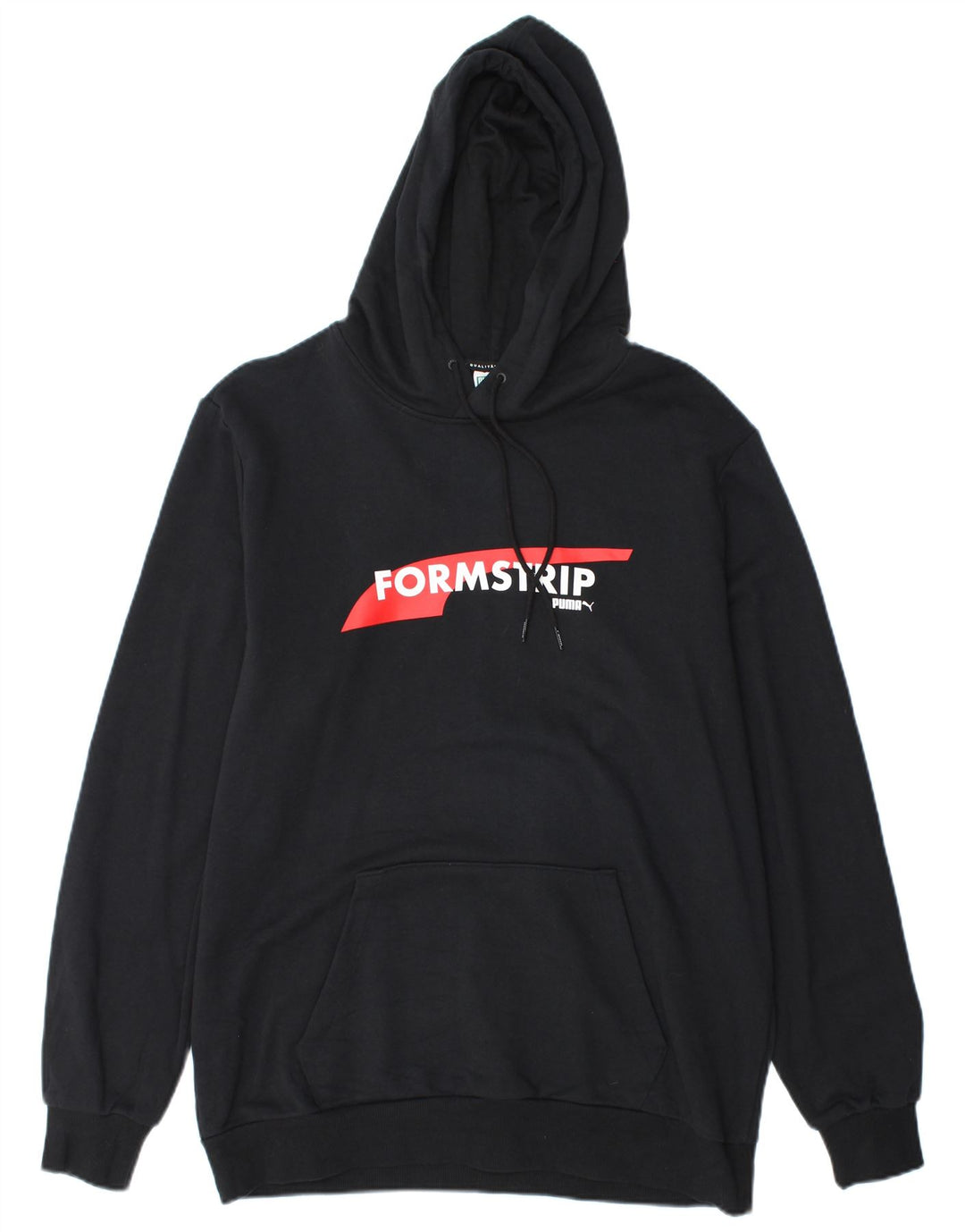 Męski sweter z kapturem i grafiką PUMA, duży, czarny