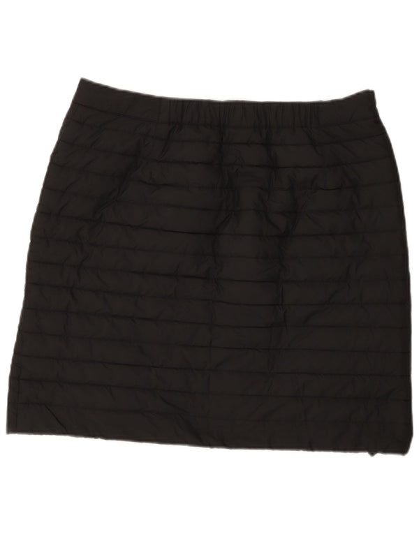 Damska ocieplana spódnica o linii A JACK WOLFSKIN W34, duży, czarny poliester