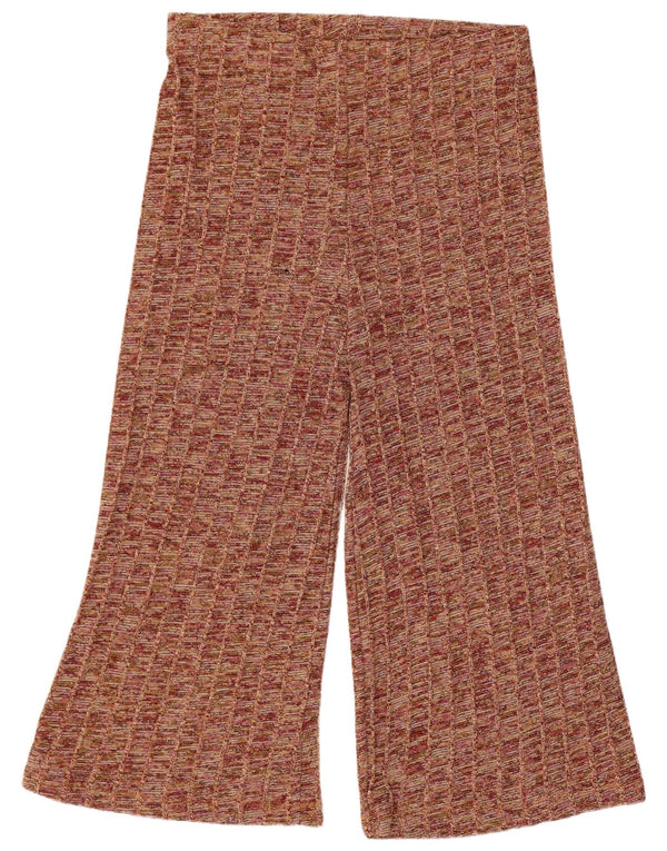Spodnie dresowe damskie Zara Capri UK 14, duże, wielokolorowe nakrapiane