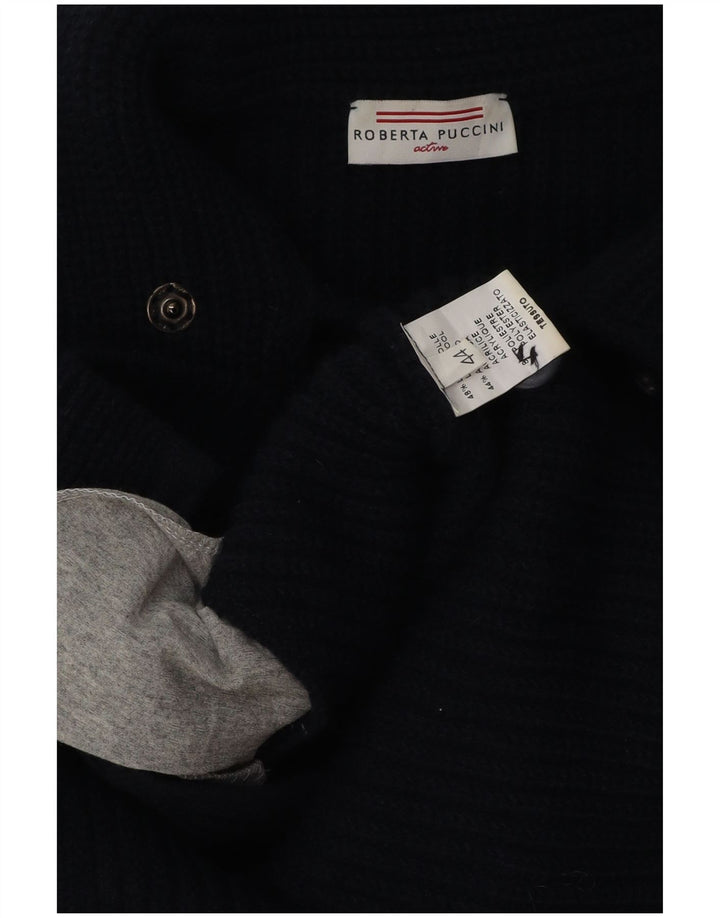 Sweter damski ROBERTA PUCCINI IT 44 Średni granatowy wełniany